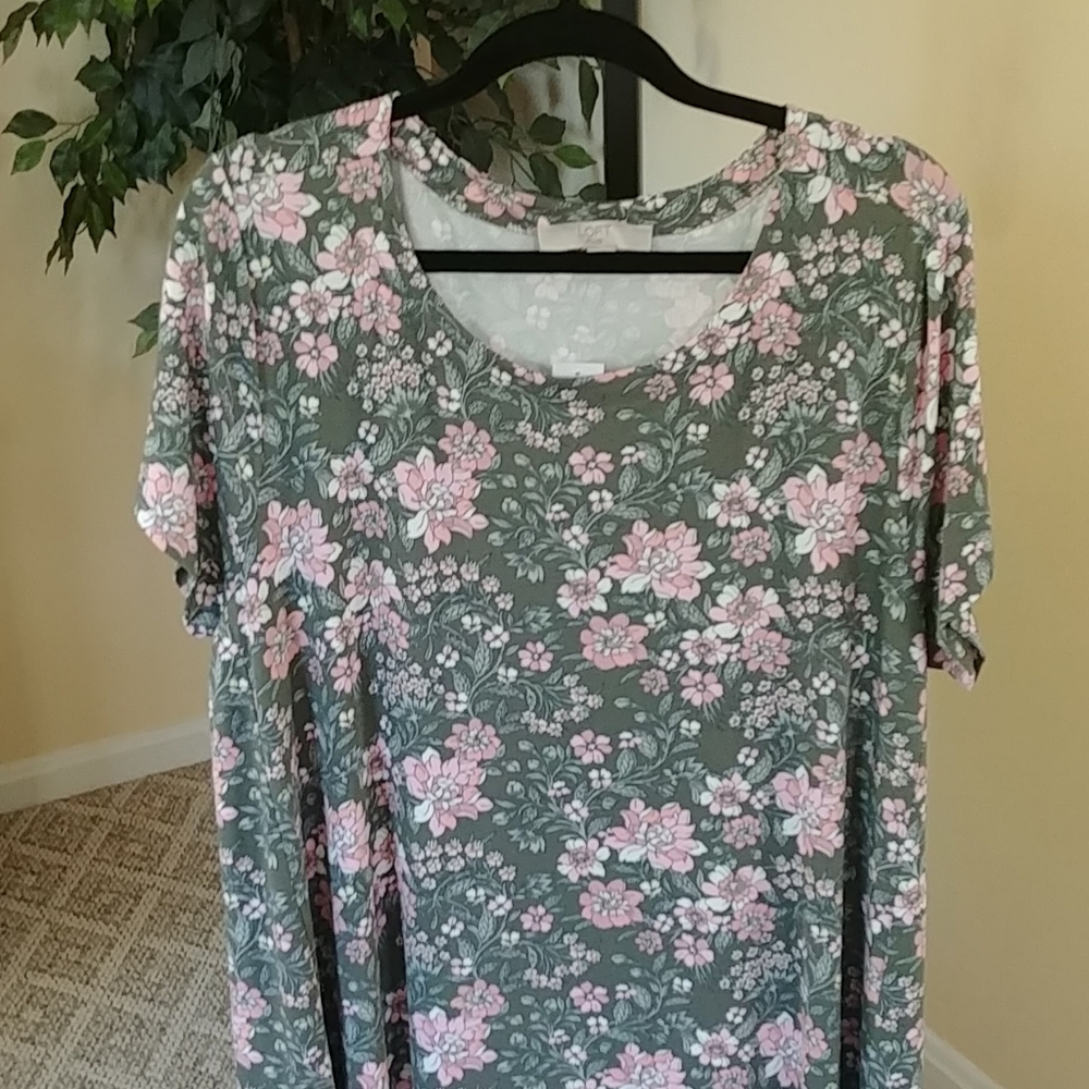 LOFT Plus Floral Dress